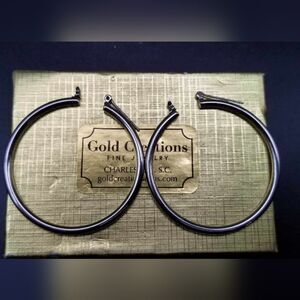 Classic hoop earrings E203